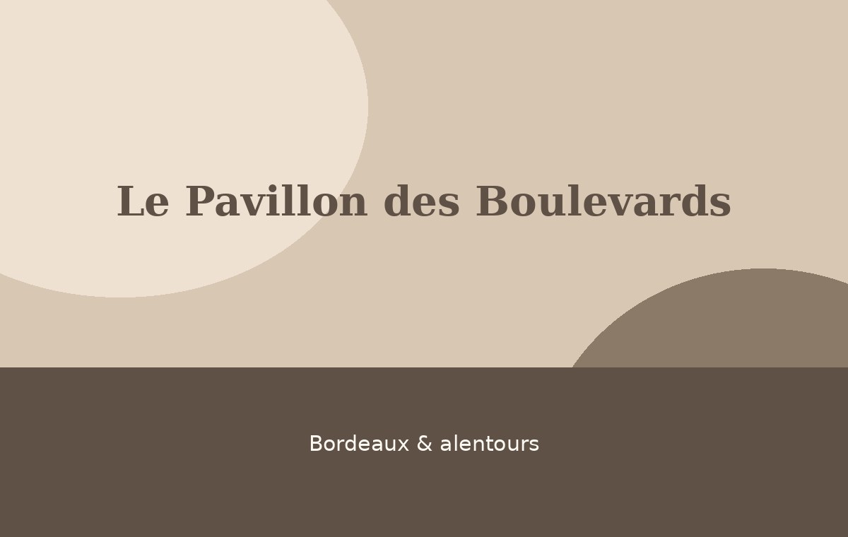 Le Pavillon des Boulevards