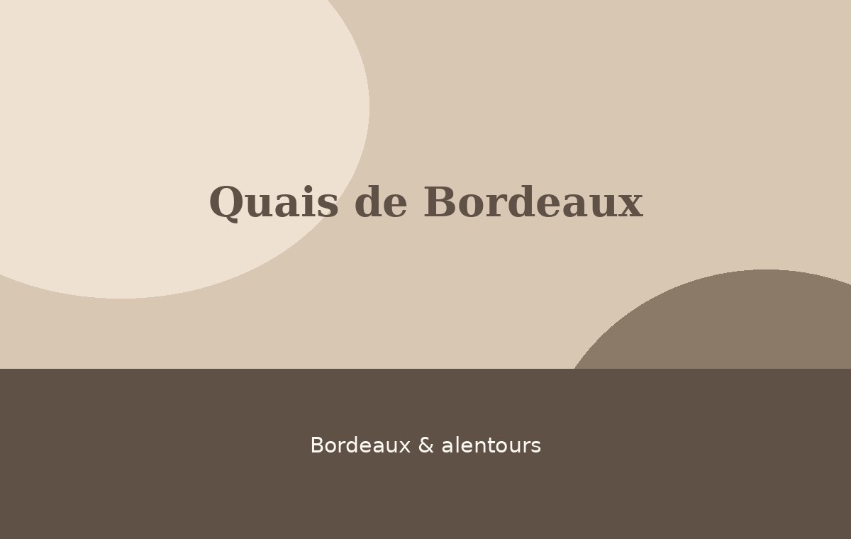 Quais de Bordeaux