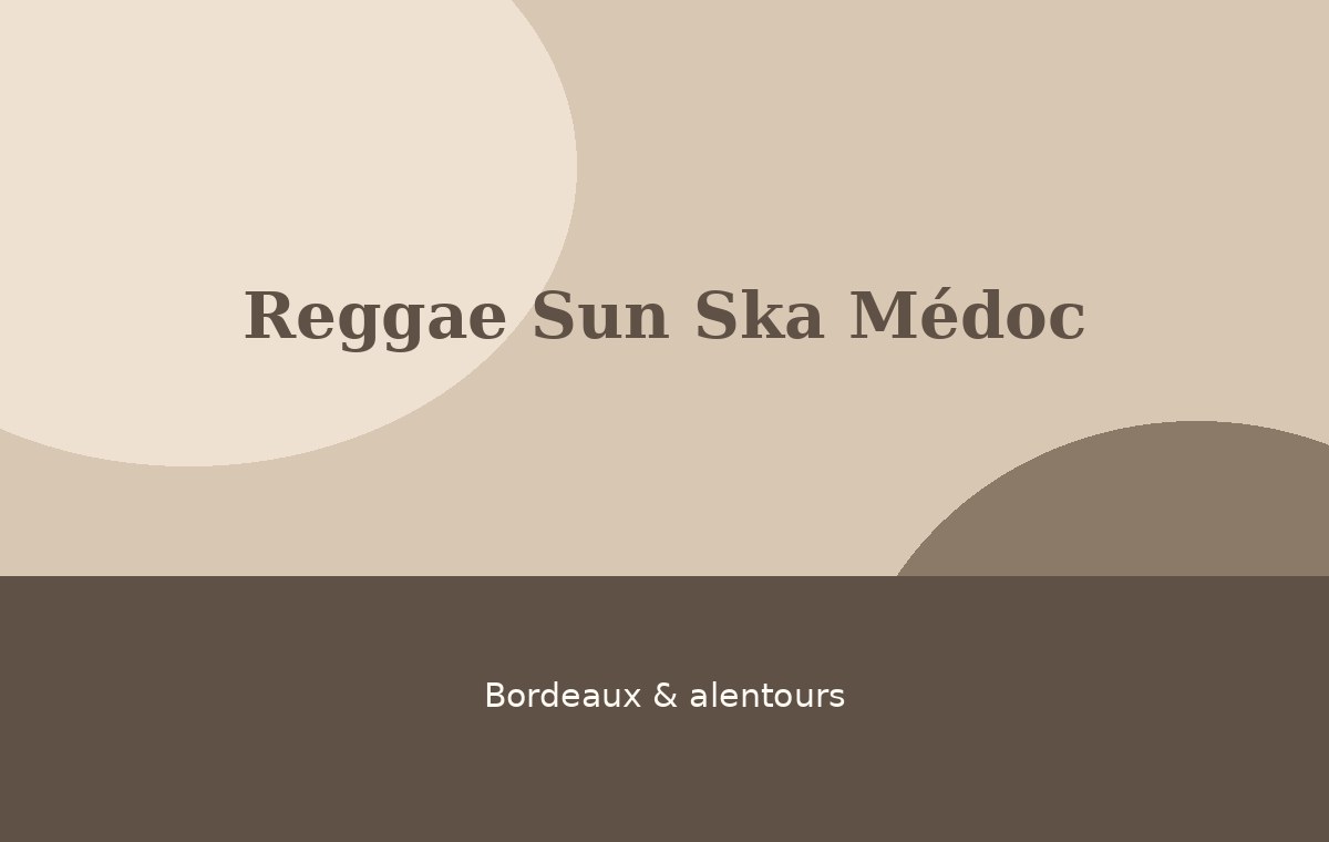 Reggae Sun Ska Médoc